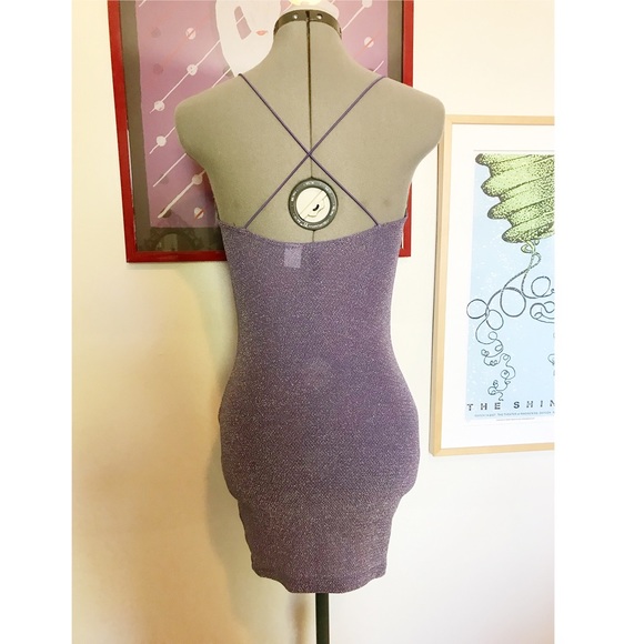 NWOT H&M - Bodycon dress with lurex - Picture 3 of 3